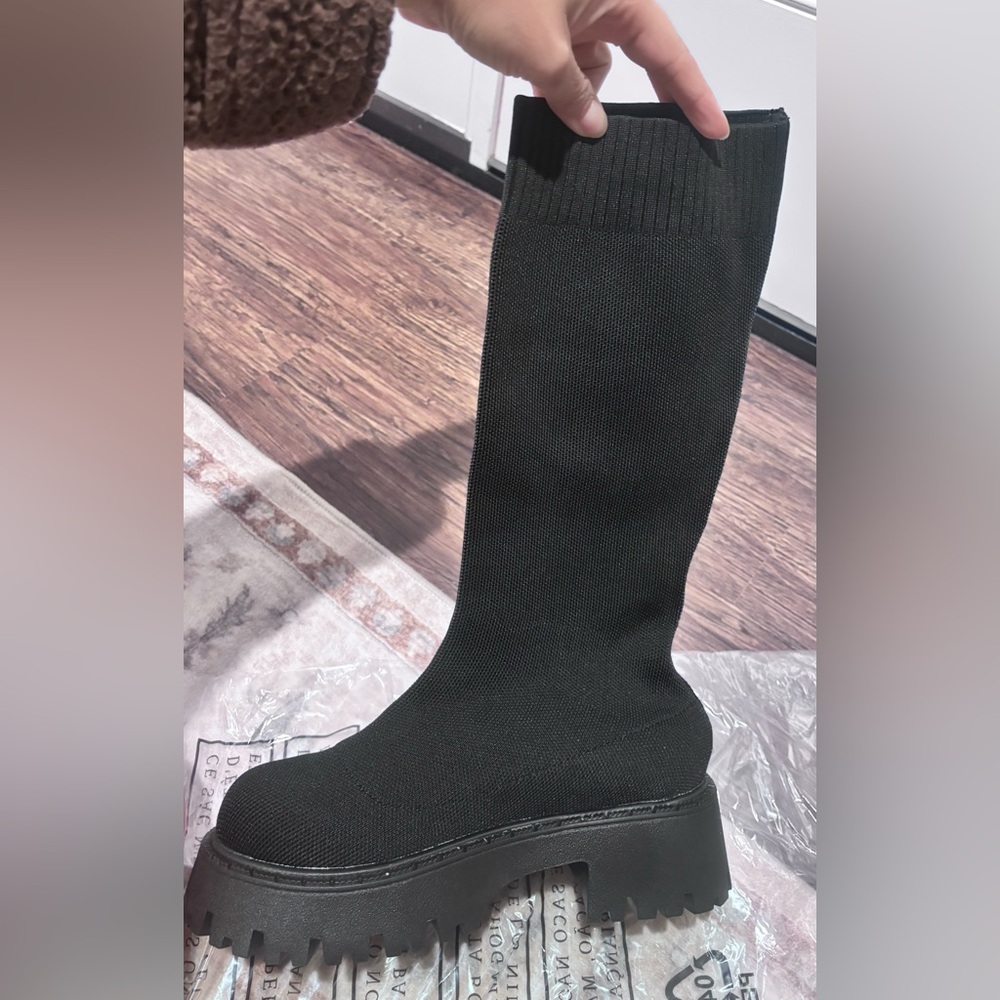 Black Over the Knee Boots